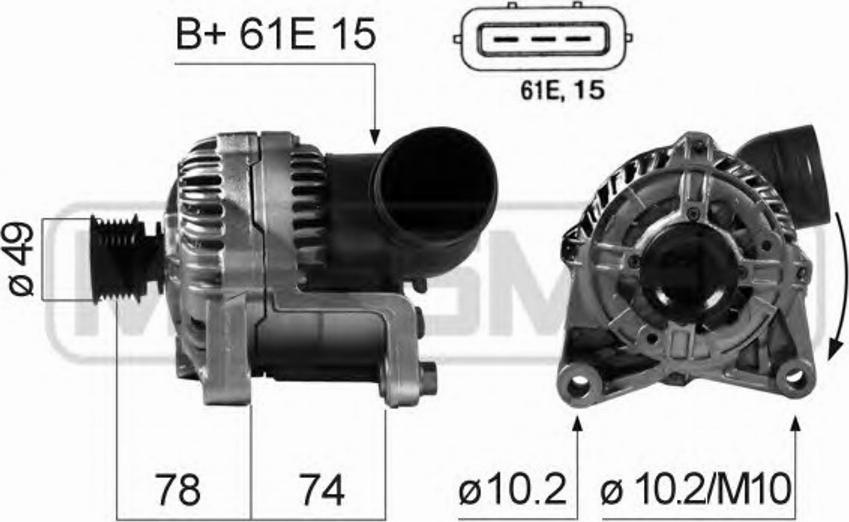 Messmer 210164 - Alternator www.molydon.hr