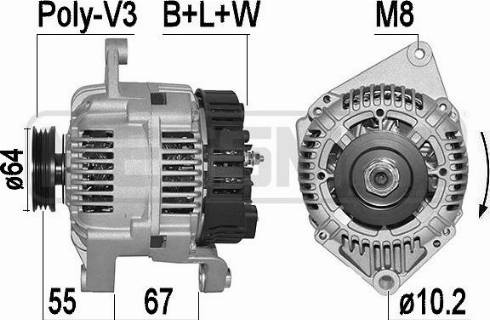 Messmer 210166A - Alternator www.molydon.hr