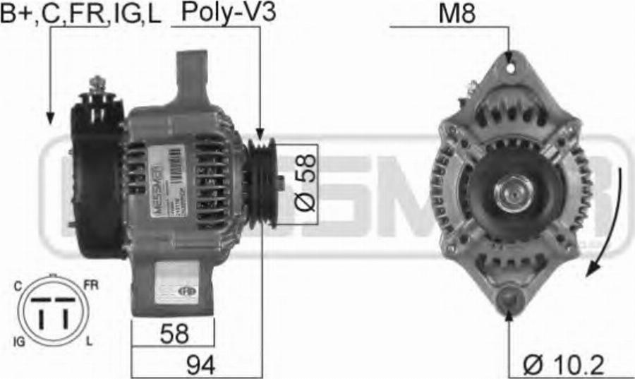 Messmer 210119 - Alternator www.molydon.hr