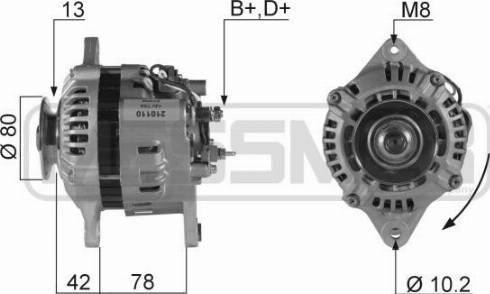 Messmer 210110A - Alternator www.molydon.hr