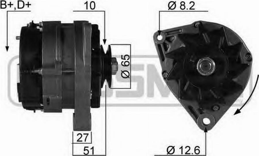 Messmer 210180 - Alternator www.molydon.hr