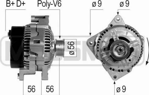 Messmer 210181R - Alternator www.molydon.hr