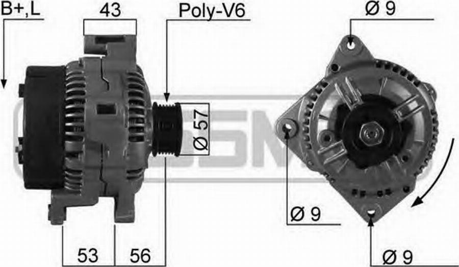 Messmer 210181 - Alternator www.molydon.hr