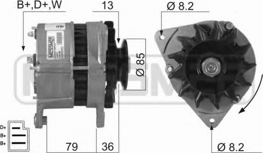 Messmer 210188 - Alternator www.molydon.hr