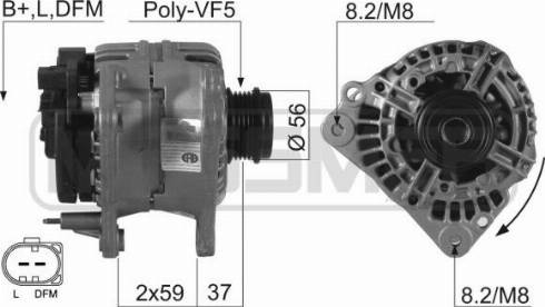 Messmer 210183R - Alternator www.molydon.hr