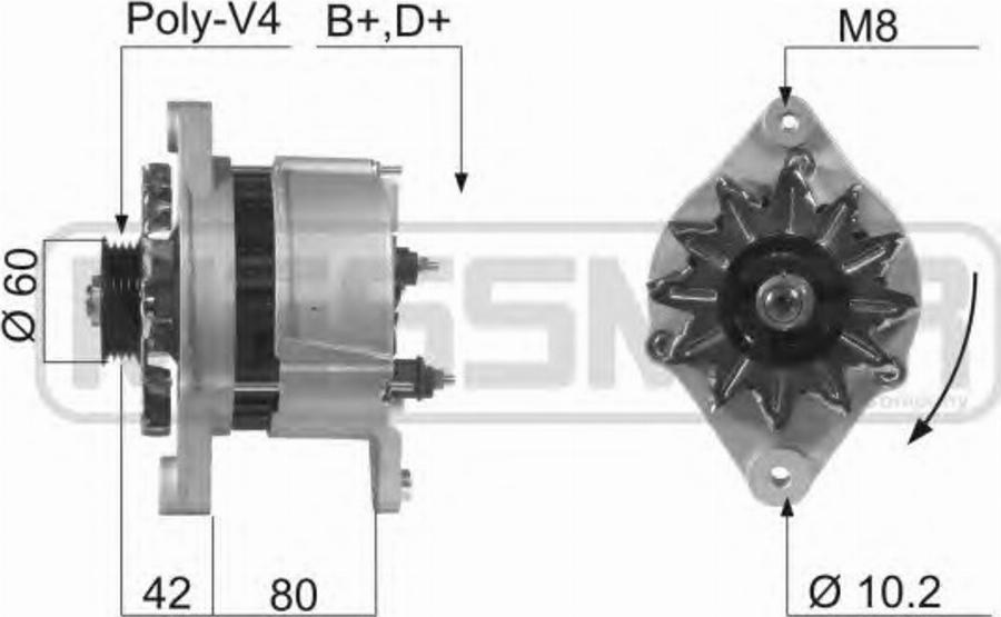 Messmer 210182 - Alternator www.molydon.hr