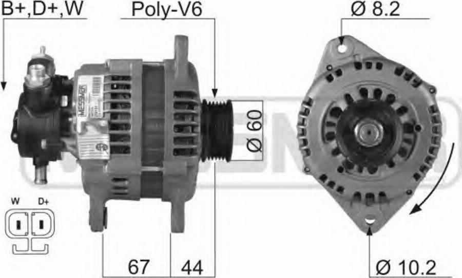 Messmer 210131 - Alternator www.molydon.hr