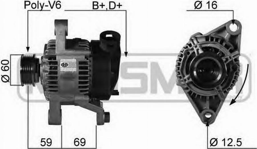 Messmer 210132 - Alternator www.molydon.hr