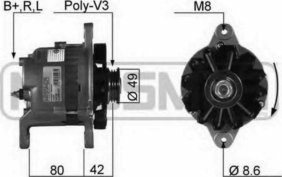 Messmer 210124 - Alternator www.molydon.hr