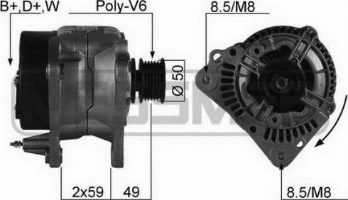 Messmer 210120R - Alternator www.molydon.hr