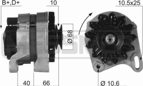 Messmer 210127R - Alternator www.molydon.hr