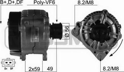 Messmer 210170A - Alternator www.molydon.hr