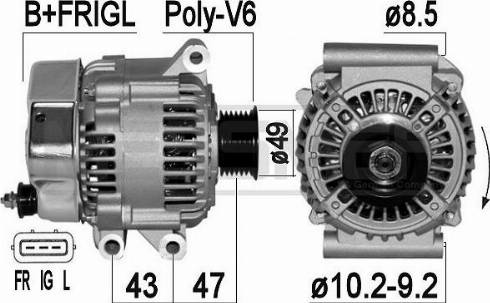 Messmer 210895A - Alternator www.molydon.hr