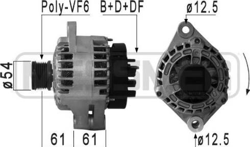 Messmer 210892A - Alternator www.molydon.hr