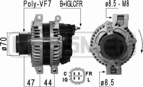 Messmer 210844A - Alternator www.molydon.hr