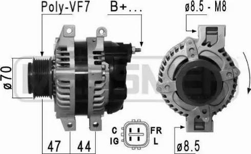 Messmer 210844 - Alternator www.molydon.hr