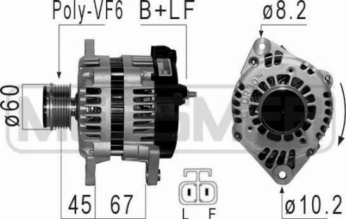 Messmer 210845A - Alternator www.molydon.hr