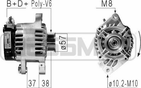 Messmer 210841A - Alternator www.molydon.hr