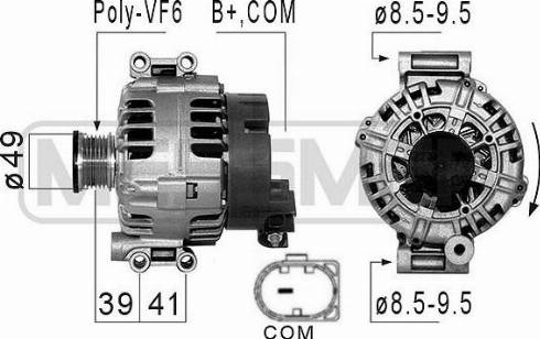 Messmer 210855A - Alternator www.molydon.hr