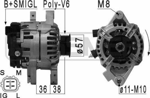 Messmer 210889A - Alternator www.molydon.hr