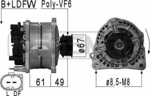 Messmer 210880A - Alternator www.molydon.hr