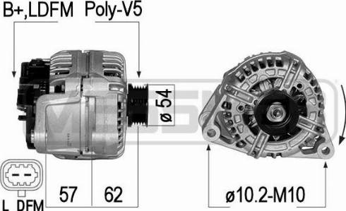 Messmer 210834A - Alternator www.molydon.hr