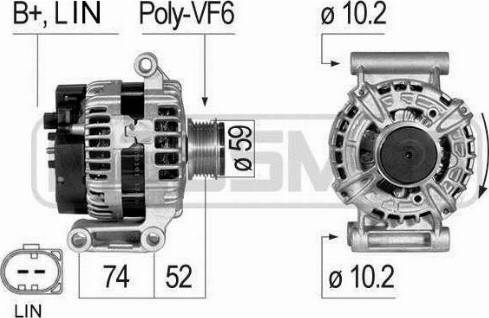 Messmer 210835A - Alternator www.molydon.hr