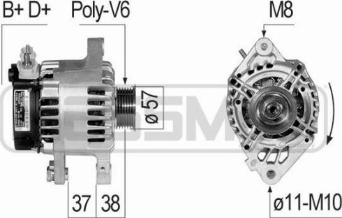 Messmer 210830A - Alternator www.molydon.hr