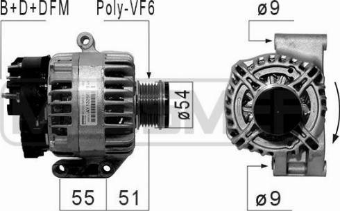 Messmer 210833A - Alternator www.molydon.hr