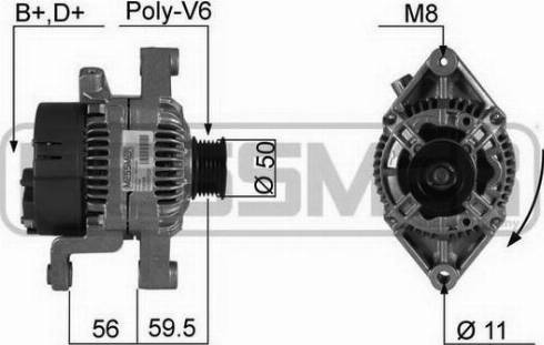 Messmer 210349R - Alternator www.molydon.hr