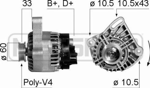 Messmer 210348A - Alternator www.molydon.hr