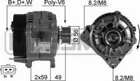 Messmer 210351R - Alternator www.molydon.hr