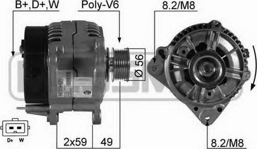 Messmer 210351 - Alternator www.molydon.hr