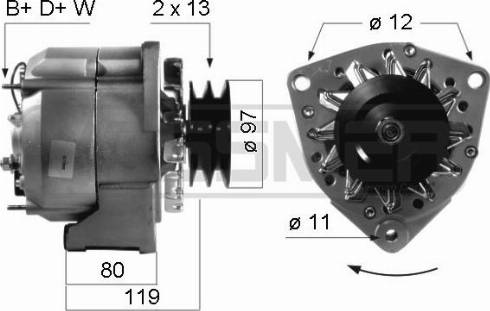 Messmer 210306A - Alternator www.molydon.hr