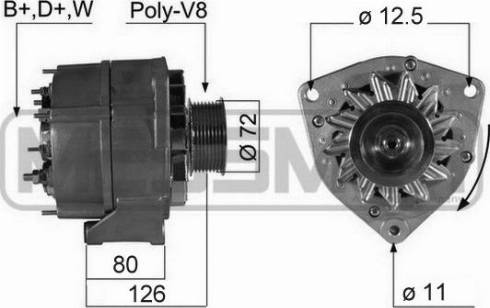 Messmer 210307A - Alternator www.molydon.hr