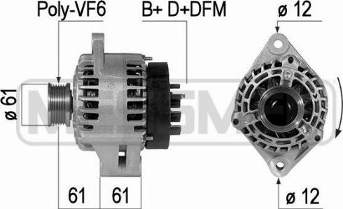 Messmer 210325A - Alternator www.molydon.hr