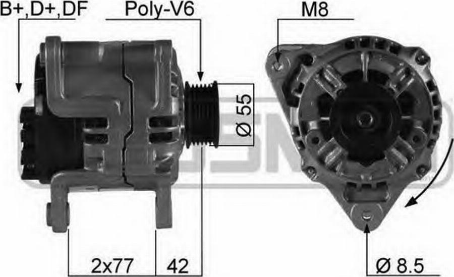 Messmer 210244 - Alternator www.molydon.hr