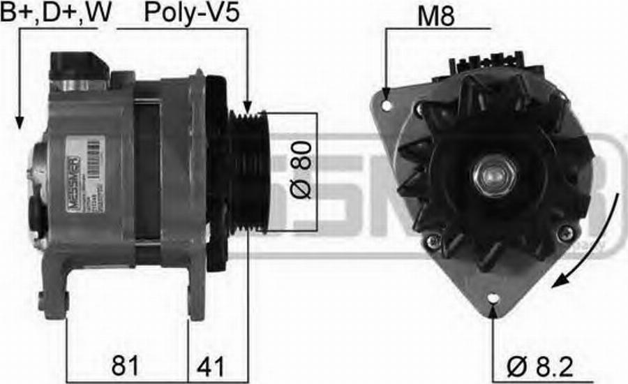 Messmer 210245 - Alternator www.molydon.hr