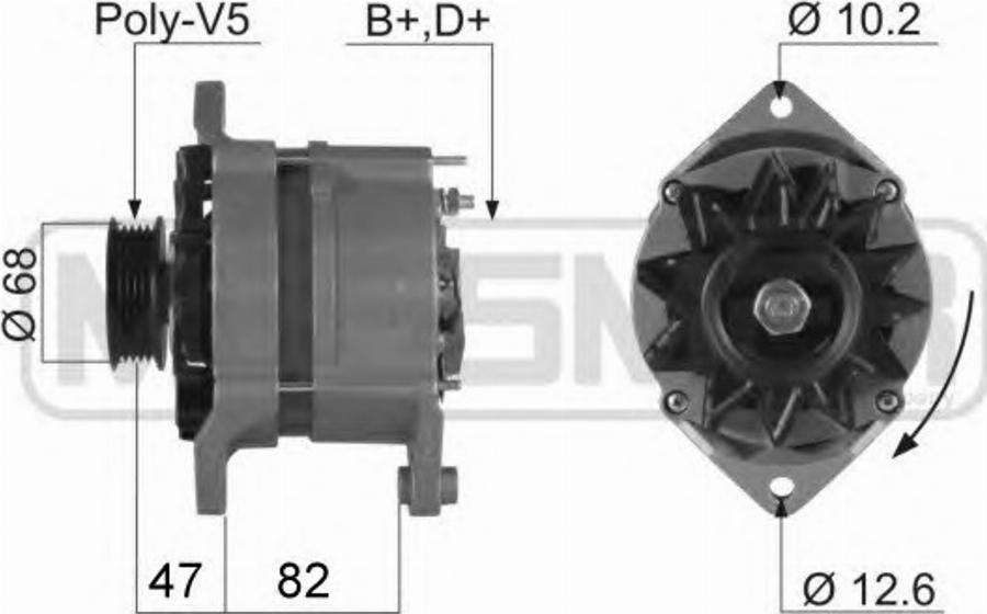 Messmer 210240 - Alternator www.molydon.hr