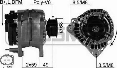 Messmer 210256A - Alternator www.molydon.hr