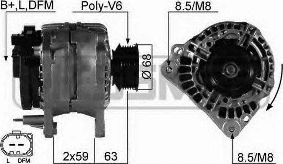 Messmer 210256 - Alternator www.molydon.hr