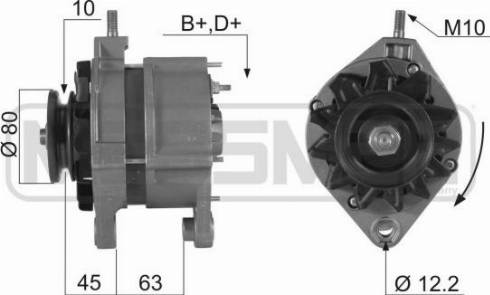 Messmer 210257R - Alternator www.molydon.hr