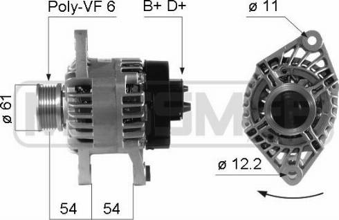 Messmer 210263A - Alternator www.molydon.hr