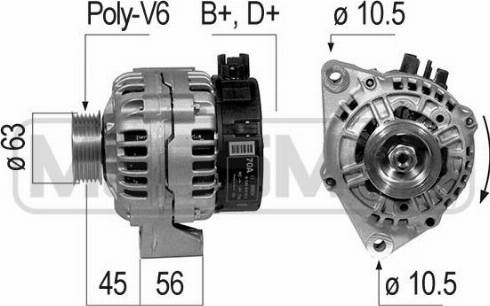 Messmer 210216A - Alternator www.molydon.hr