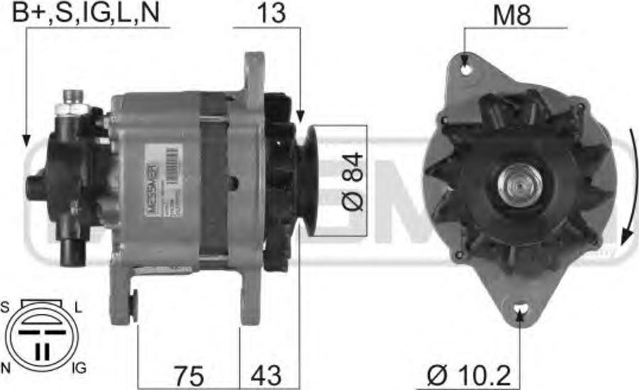 Messmer 210289 - Alternator www.molydon.hr