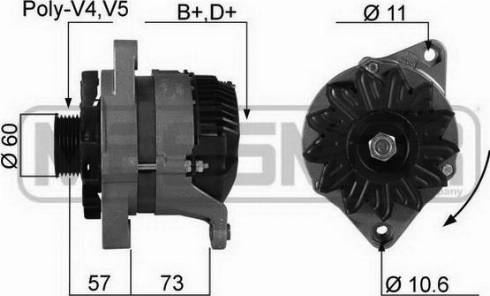 Messmer 210221R - Alternator www.molydon.hr