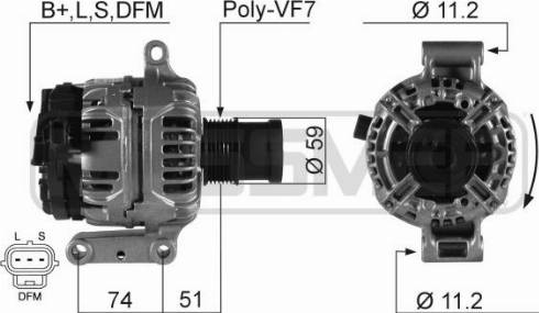 Messmer 210278A - Alternator www.molydon.hr