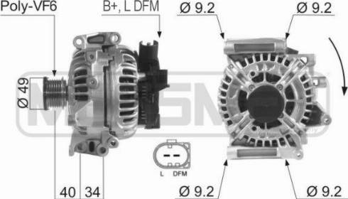 Messmer 210273A - Alternator www.molydon.hr