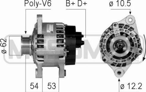 Messmer 210759A - Alternator www.molydon.hr