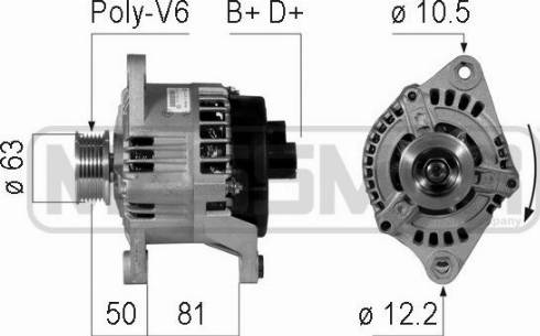 Messmer 210760A - Alternator www.molydon.hr